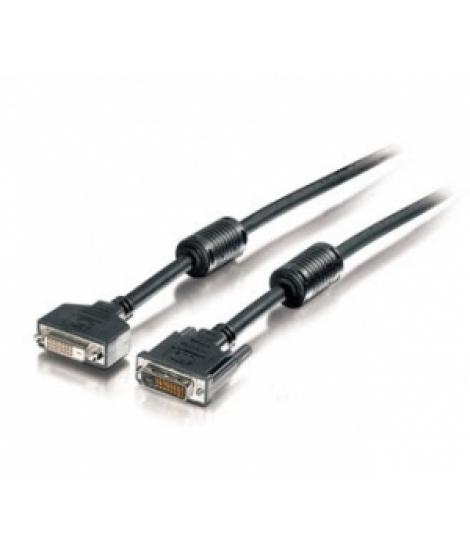 Equip Cable DVI-D  Macho a DVI-D Hembra - Admite 2048 x 1536 y Pantalla Ancha 1920 x 1200 - Longitud 3 m.