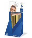 Staedtler Jumbo Noris 119 Expositor con 48 Lapices de Grafito Triangulares - Mina HB - Resistencia a la Rotura