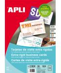 Apli Tarjetas de Visita Cantos Rectos Mate 250g 50 Hojas