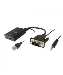 Equip Adaptador VGA a HDMI con Audio