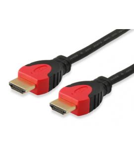 Equip Cable HDMI 2.0 MachoMacho - Longitud 2 m. - Color Negro con Detalles en Rojo