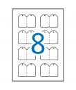 Apli Etiquetas Colgantes Imprimibles 36.0 x 53.0mm 10 Hojas