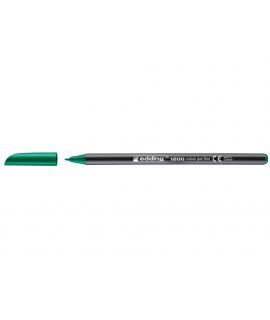 Edding 1200 Rotulador - Punta Redonda - Trazo entre 0.5 y 1 mm. - Tinta con Base de Agua - Color Verde