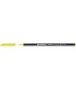 Edding 1200 Rotulador - Punta Redonda - Trazo 1mm - Tinta con Base de Agua - Color Amarillo Neon