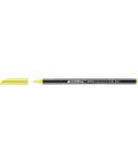 Edding 1200 Rotulador - Punta Redonda - Trazo 1mm - Tinta con Base de Agua - Color Amarillo Neon