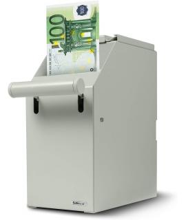 Safescan 4100 Blanca - Almacenamiento Seguro de Billetes - Diseño Duradero de Acero - Acceso Facil y Discreto - Confianza y