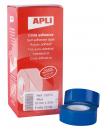 Apli Cinta Adhesiva Azul 19mm x 33m - Resistente al Agua y a la Intemperie - Facil de Cortar con las Manos - Ideal para