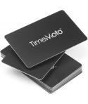 Timemoto RF-100 Pack de 25 Tarjetas de Identificacion RFID - Tamaño de Tarjeta de Credito - Distancia de Deteccion de 7cm - Comp