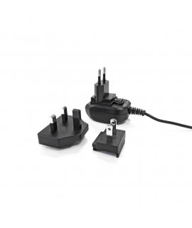 Safescan Adaptador de Corriente para Timemoto - 12V / 1A - Incluye Enchufes UE, UK y EE.UU