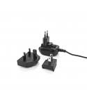 Safescan Adaptador de Corriente para Timemoto - 12V / 1A - Incluye Enchufes UE, UK y EE.UU