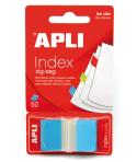 Apli Indices Adhesivos Film Zigzag 45x25mm Dispensador de 50 - Faciles de Aplicar - Diseño Zigzag - Adhesivo de Calidad -