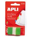 Apli Indices Adhesivos Film Zigzag 45x25mm - Dispensador de 50 Indices - Adhesivo de Calidad - Facil de Despegar - Diseño