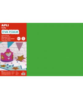 Apli Goma Eva Verde 600x400 - 5 Hojas de Alta Calidad y Facil de Cortar