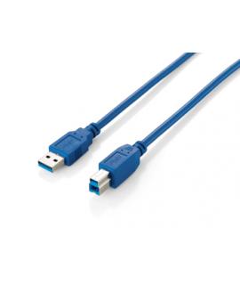 Equip Cable USB-A Macho a USB-B Macho 3.0 - Chapado en Niquel - Longitud 3 m.