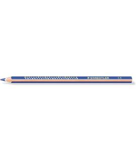 Staedtler Jumbo Noris 128 Lapiz Triangular de Color - Mina de 4mm - Resistencia a la Rotura - Diseño Ergonomico - Color Azul