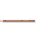 Staedtler Jumbo Noris 128 Lapiz Triangular de Color - Mina de 4mm - Resistencia a la Rotura - Diseño Ergonomico - Color Marrón