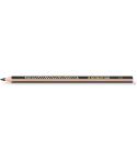 Staedtler Jumbo Noris 128 Lapiz Triangular de Color - Mina de 4mm - Resistencia a la Rotura - Diseño Ergonomico - Color Negro