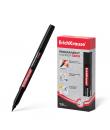 Erichkrause Marcador Permanente P-100 - Punta Fina de 0.5 a 1.2mm - Resistente al Agua y a los Rayos UV - Color Negro