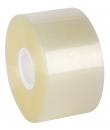 Apli Precinto Compact sin Ruido Pp Acrilico Transparente 50mm x 132m - Facil de Cortar - Adhesivo Fuerte - Resistente al Desgarr