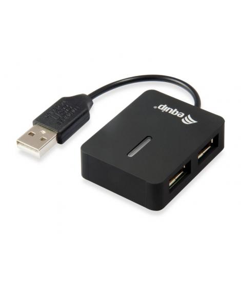 Equip Hub USB 4 Puertos USB 2.0 - Velocidad 480 Mbps
