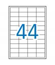 Apli Etiquetas Blancas Permanentes 48.5 x 25.4mm 10 Hojas
