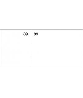 Apli Vales de Caja 0-99 - Numeracion de 0 a 99 - Papel Autocopiativo - Blanco