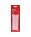 Apli Pack de 10 Barras de Cola Termofusible Ø 7,5mm x 10cm