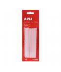 Apli Pack de 10 Barras de Cola Termofusible Ø 7,5mm x 10cm