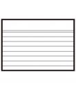 Apli Fichas Rayas Nº1 95x65mm 100U - Ideal para Organizar y Clasificar - Resistente y Duradero - Multicolor
