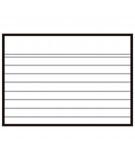 Apli Fichas Rayas Nº1 95x65mm 100U - Ideal para Organizar y Clasificar - Resistente y Duradero - Multicolor