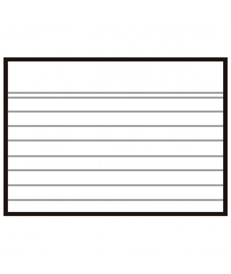 Apli Fichas Rayas Nº1 95x65mm 100U - Ideal para Organizar y Clasificar - Resistente y Duradero - Multicolor