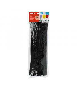 Apli Pack de 50 Limpiapipas Ø 6 mm x 300 mm - Color Negro