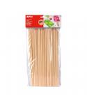 Apli Pack de 50 Palos de Madera Natural 200 x 3 mm - Color Madera