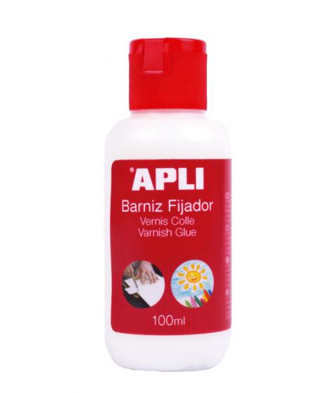 Apli Barniz Adhesivo Brillante 80ml - Proteccion Duradera - Secado Rapido - Facil Aplicacion - Transparente