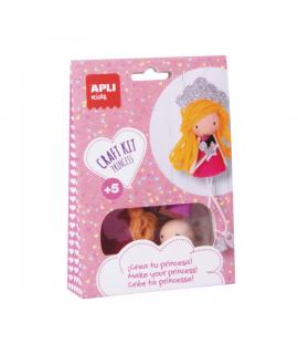 Apli Mini Kit de Manualidades Crear una Princesa - Reduce el Estres - Mejora la Memoria - Desarrolla la Coordinacion