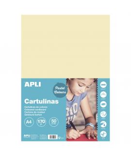 Apli Cartulina Marfil A4 170g 50 Hojas