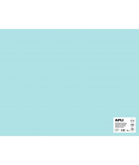 Apli Cartulina Azul Claro 50 x 65cm 170g 25 Hojas