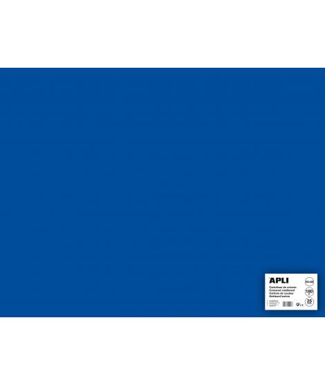 Apli Cartulina Azul Oscuro 50 x 65cm 170g 25 Hojas