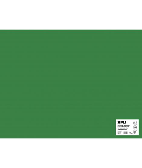 Apli Cartulina Verde Oscuro 50 x 65cm 170g 25 Hojas
