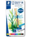 Staedtler 146 10C Pack de 12 Lapices de Colores Acuarelables - Resistentes a la Rotura - Colores Surtidos