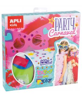 Apli Kit Fiesta Carnaval - Incluye Varios Elementos para la Fiesta - Decoracion Tematica - Accesorios para Disfrazarse