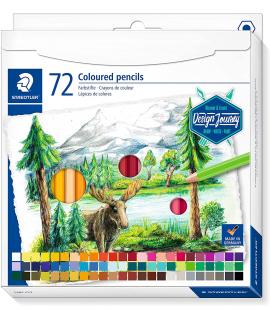 Staedtler 146C Pack de 72 Lapices de Colores - Mina Suave - Colores Surtidos