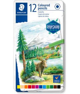 Staedtler 146C Pack de 12 Lapices de Colores - Mina Suave - Colores Surtidos