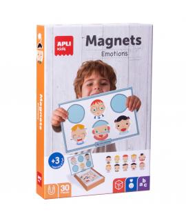 Apli Kids Juego Magnetico Emociones - Escenario Imantado de 28x18 - 30 Fichas Tematicas - Fomenta la Observacion y la