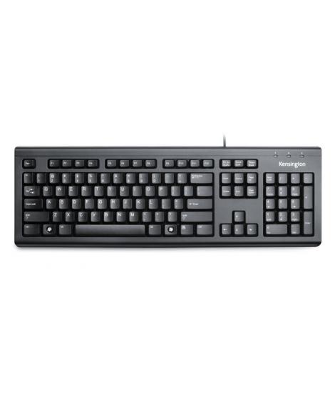 Kensington Value Teclado de Membrana USB - Teclas Tacto Sensible - Cable de 1.50m