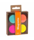 Apli Fluor Collection Imanes - Caja Kraft con 4 Imanes Fluorescentes Surtidos - Recambio para Expositor 15146