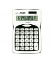 Milan Calculadoras de 12 Digitos - 3 Teclas de Memoria - Raiz Cuadrada - Calculo de Margenes - Tecla de Apagado - Color Blanco y