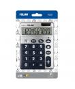 Milan Calculadora 10 Digitos Silver - Calculadora de Sobremesa - Teclas Grandes - Tecla Rectificacion Entrada de Datos - Color G