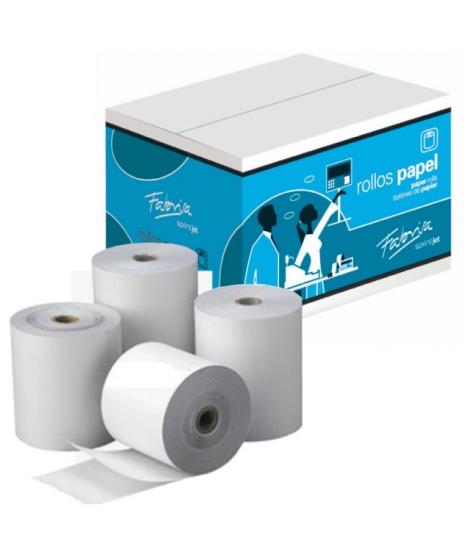 Fabrisa Rollo de Papel Autocopiativo - Medidas 57x65x12mm