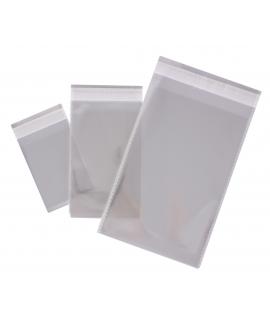 Apli Bolsas Polipropileno Transparente con Cierre Adhesivo - 60 x 80mm - Galga 120 - Alta Resistencia y Flexibilidad - Uso Alime